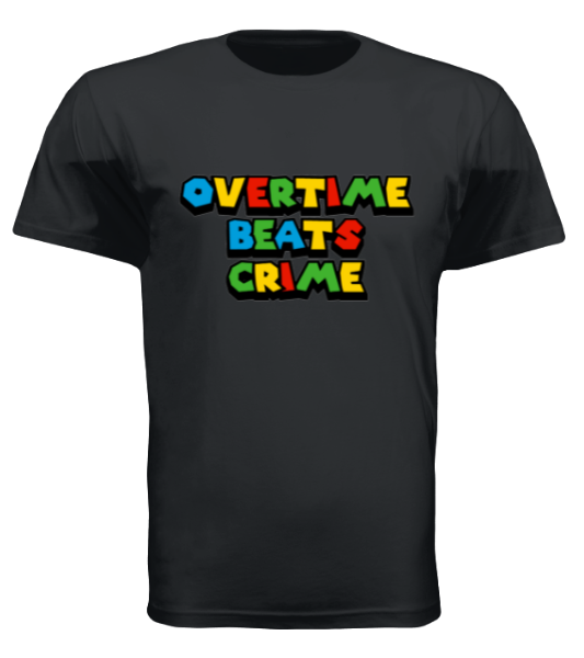 OVERTIME BEATS CRIME